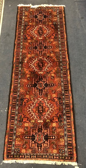 A Karajeh runner 200 x 69cm